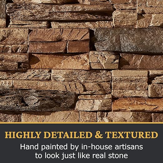 AZ Faux High-Density Polyurethane Faux Stone Interlocking Left Endcap - Image 6