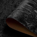 30" x 160" Large Size Self Adhesive Felt Fabric Wallpaper Black Velvet by HelloWall