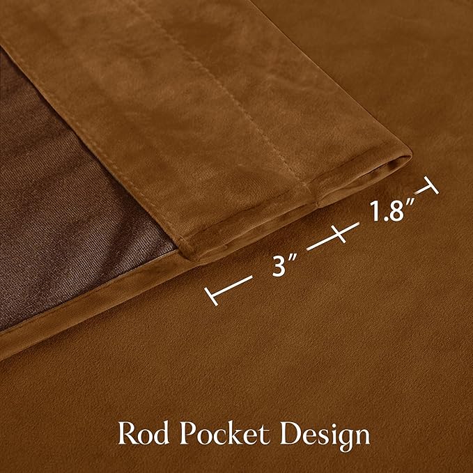 NICETOWN Velvet Curtains 84 inches - Image 3
