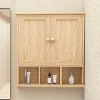 TaoHFE Natural Wooden Color Bathroom Wall Cabinet - Image 3
