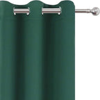 LEMOMO Green Blackout Curtains 34 x 54 Inch Length/Set of 2 Curtain - Image 7