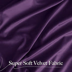 NICETOWN Purple Velvet Curtains 84 inches - Image 3