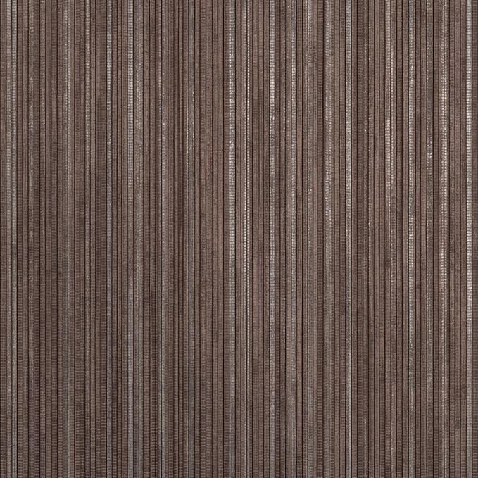 Tempaper Textured Brown & Metallic Silver Faux Grasscloth Removable Peel and by TempaperCo