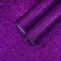 CHIHUT Dark Purple Glitter Wallpaper Stick and Peel by CHIHUT