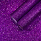 CHIHUT 15.7''x236'' Dark Purple Glitter Contact Paper Peel and Stick by CHIHUT