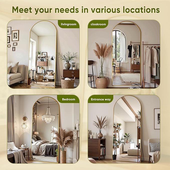 Full Length Mirror, Oversized Floor Mirrors, Leaning Free Standing Mirrors - Image 8