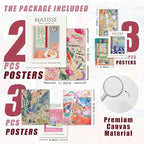 uniro Matisse Wall Art Prints, Matisse Eclectic Wall Decor, Henri Matisse - Image 6