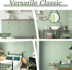 Dimoon 17.7''x118'' Peel and Stick Wallpaper Light Green Contact Paper - Image 5