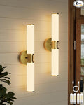 Rayogale Battery Operated Wall Sconce Set of 2, Modern Rechargeable Wall Lights by Rayogale