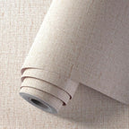 Beige Grasscloth Wallpaper Peel and Stick Textured Self Adhesive Stick on Linen - Image 2