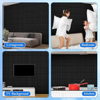 Nuanchu 32 Pcs 3D Wall Panels for Interior Wall Decor, 32 Sq. ft Coverage - Image 7
