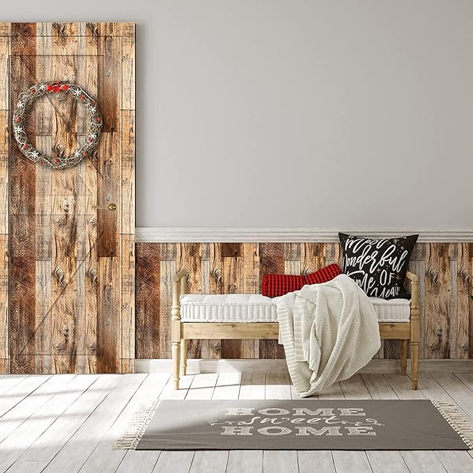 TANONE Wood Contact Paper Kitchen Peel and Stick Wallpaper, Self Adhesive - Image 4