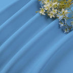 CUCRAF Light Blue Blackout Curtains 72 inch Length 2 Panels Set, Rod Pocket - Image 7