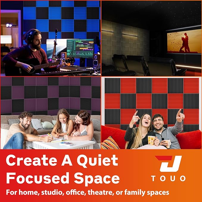120 Pack Acoustic Panels – Sound Proof Foam Panels - Image 7