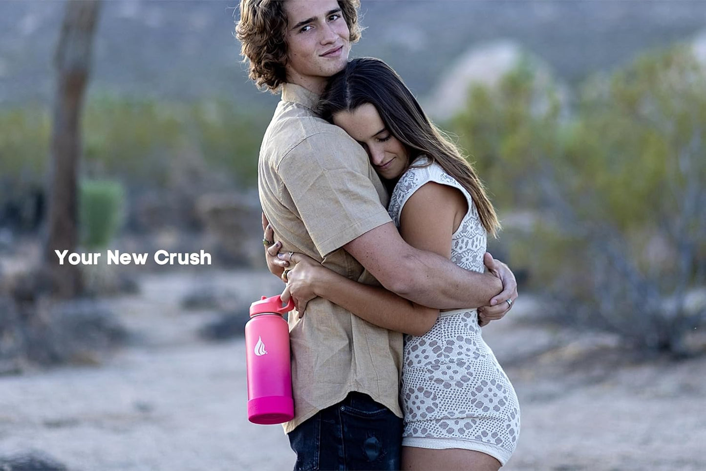 HYDRO CELL Stainless Steel Insulated Water Bottle with Straw - For Cold & Hot Drinks - Metal Vacuum Flask with Screw Cap and Modern Leakproof Sport Thermos for Adults (Coral/Punch 32oz)