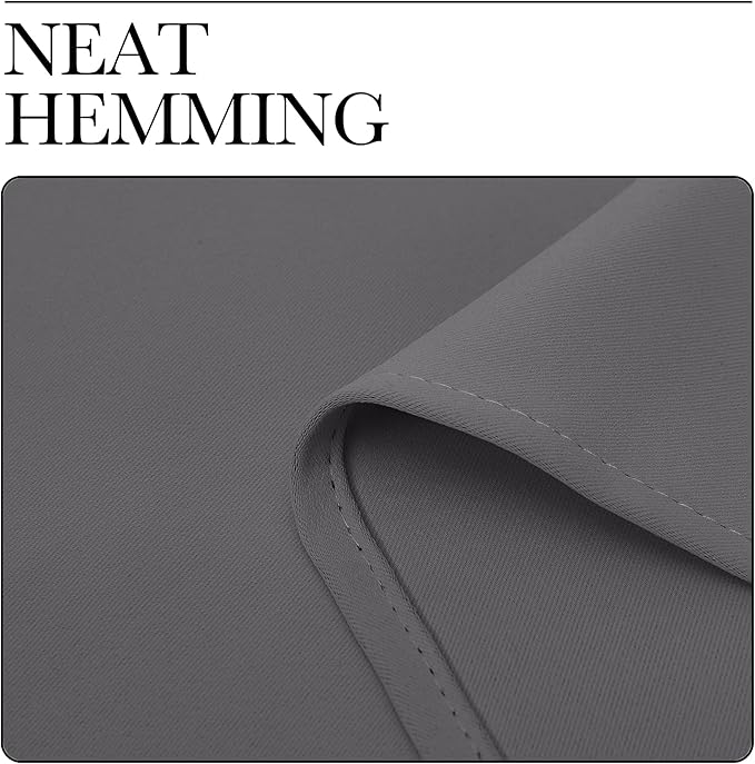 NICETOWN Grey Window Curtains for Bedroom - Image 6