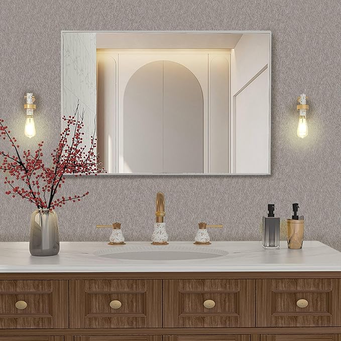 Abyssaly Taupe Peel and Stick Self Adhesive Wallpaper - Image 7