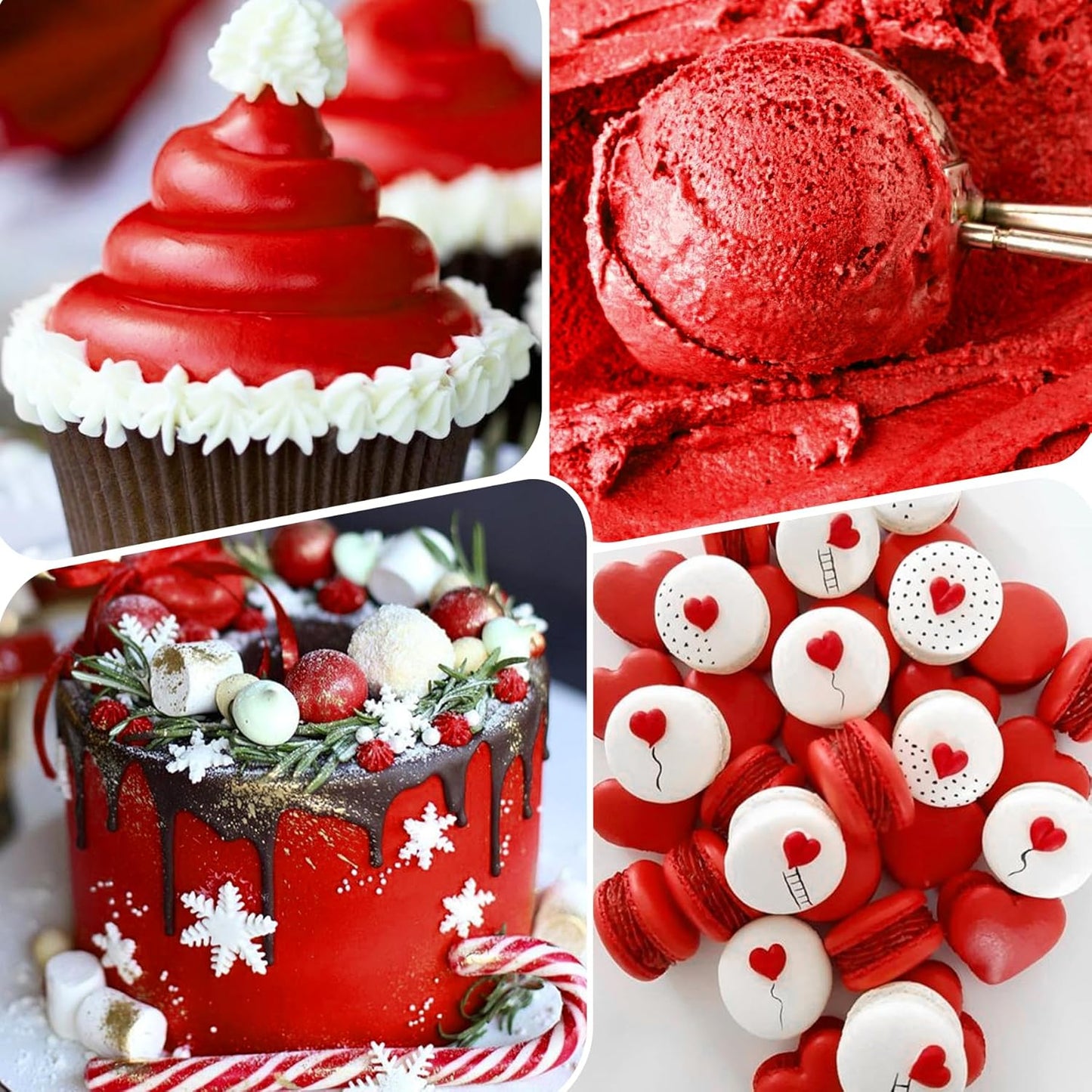 Food Coloring Gel - Vibrant Color Gel Food Coloring for Cake Decorating, Baking, Easter Egg, Icing - Tasteless Food Color Dye for Fondant, Cooking, Slime, Airbrush (Red, 5.3oz)