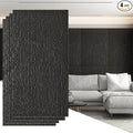 OUZUGIE 4 PCS Faux Stone Wall Panel 47.2’’ x 23.6’’ Interior Exterior Wall by OUZUGIE