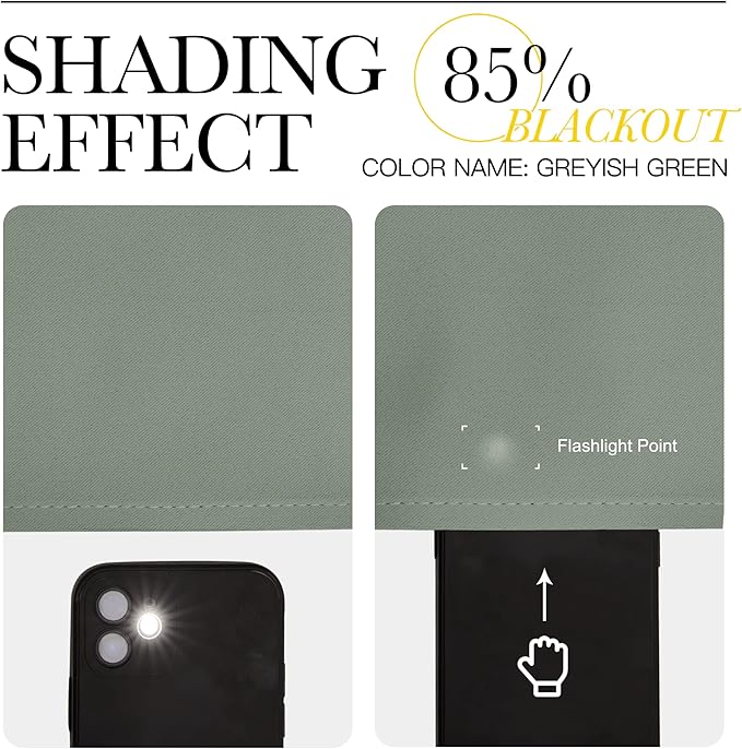 NICETOWN Room Separating Divider, Function Thermal Blackout Patio Door Curtain - Image 5
