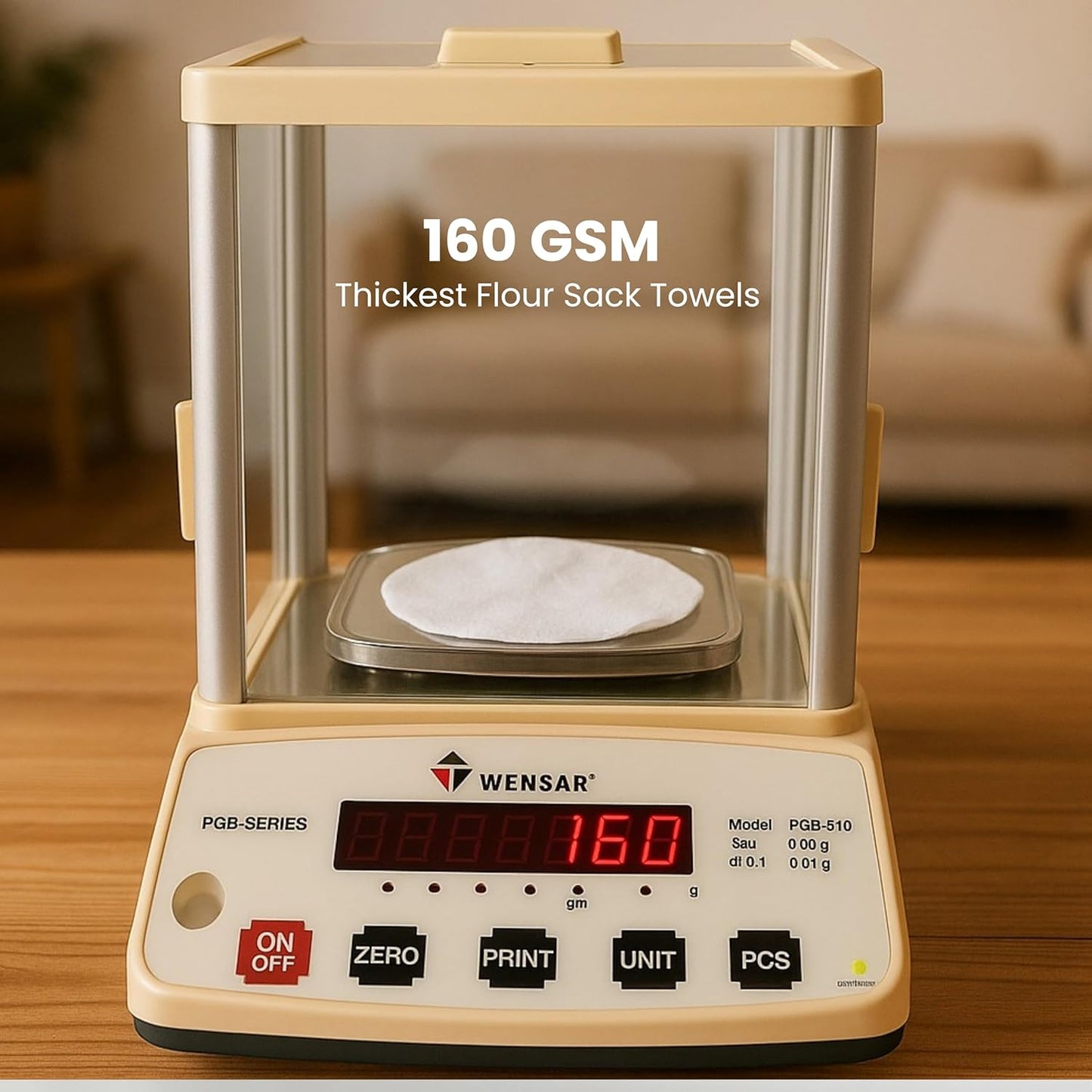 Flour Sack Towels | Tea Towel for Crafts| Kitchen Dish Cotton Blank Towel for Embroidery| Baking Bread Proofing Linen Cover| Thick Absorbent Quick Dry| 6 Pack 18"x 28" Natural