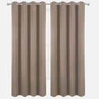 LEMOMO Blackout Curtains 66 x 84 inch/Cappuccino Curtains Set of 2 - Image 2
