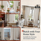 Lajode Navy Blue Linen Blackout Curtains - Image 8