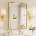 TETOTE Gold Vanity Mirror 28 x 36 Inch by TETOTE