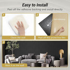 TONOR Dual-Layer Thickened Acoustic Wall Panels Self Adhesive, 4 Pack - Image 5