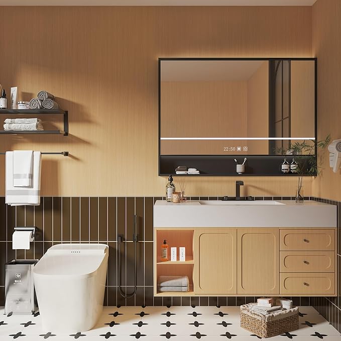 BOMENG Extra Wide Brown Wood Contact Paper Thick Oak Wood Wallpaper Peel and - Image 6