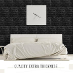 Tinlade 30 Pcs 28.81 Sq ft 3D Wall Panels Peel and Stick Foam Brick Wallpaper - Image 7