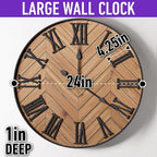 Large Wall Clock 24" Round - Image 6