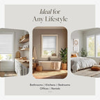CHICOLOGY Cordless Mini Blinds for Indoor Windows, 38.5" W x 48" H, Light - Image 3