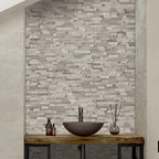 SUNWINGS 5-Sheet Peel and Stick Mosaic Natural 3D Stone Self Adhesive Marble - Image 6