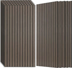 Wood Veneer Sound Panels, 10 Pack 47.2”x23.6” Wall Panels, Decorative Acoustic by AUTORIFIC