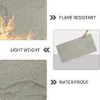 3D Faux Stone Wall Panels, Lightweight & Waterproof Accent Marble Stone Skin - Image 3