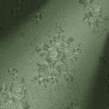 Erfoni 118"x17.7" Peel and Stick Wallpaper Green Thicken Floral Embossed Stick by Erfoni