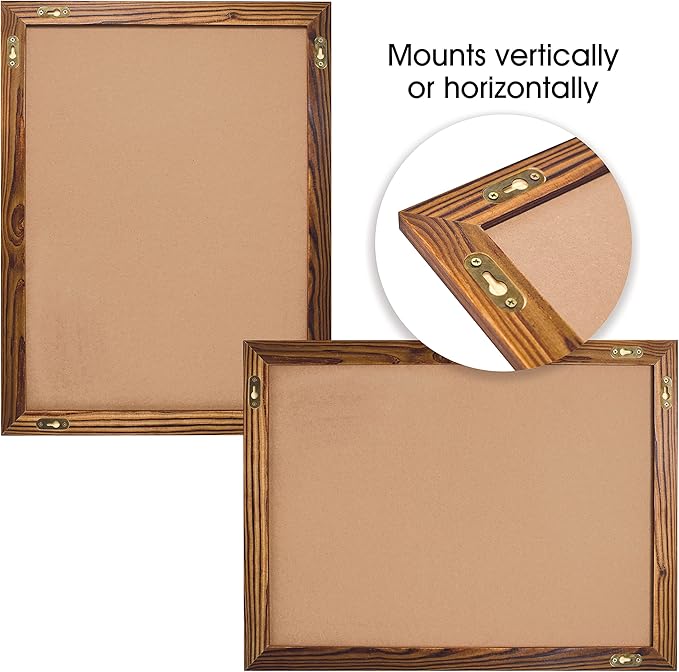 Better Office Products Magnetic Wall Chalkboard, Large Size 18" x 24", Rustic - Image 5