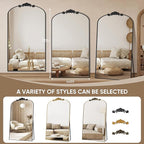 Antok Arched Full Length Mirror, Full Body Mirrors - Image 6