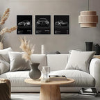 CSLGQGV Car Poster Vintage Racing Car Wall Art Supercar Canvas Prints Painting - Image 8