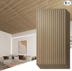 Art3d 6-Pack Slat Design 3D Wall Panels by Art3d