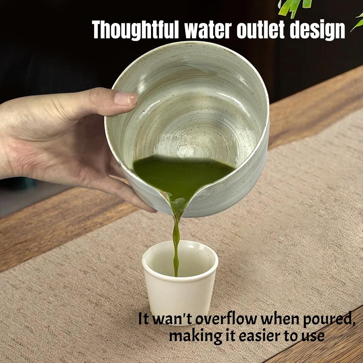 Matcha Whisk Set,6Pcs Matcha Kit Includes Matcha Whisk and Holder,Matcha Bowl with Spout,Matcha Sifter and 2Pcs Matcha Spoon,Suitable as a gift for those who like matcha (Gray)