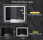 60"x30" LED Bathroom Mirror - Image 2