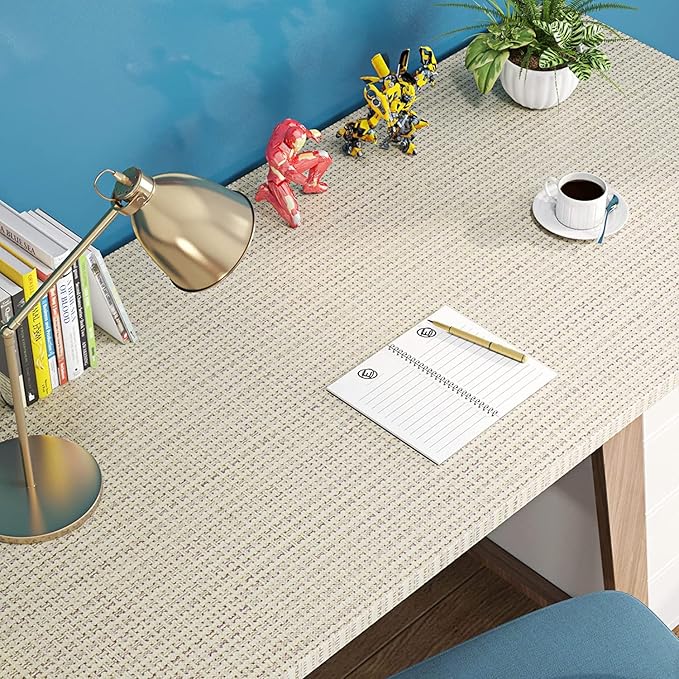 FunStick 24"x200" Thick Beige Peel and Stick Wallpaper - Image 5