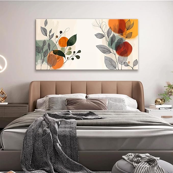 Suconvng Wall Art For Living Room Modern Boho Wall Art Decor Modern Aesthetic - Image 3