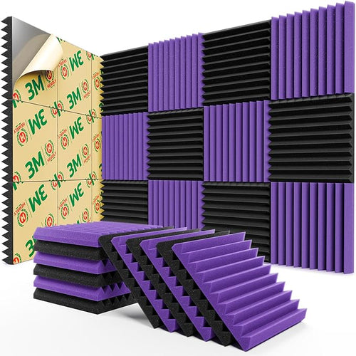 12 Pack Sound Proof Foam Panels by HEMRLY