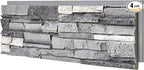 1.77 Inch Deep 3D Faux Stone Panels Stucco Wall Cover Rustic Stone Veneer by Wallwell