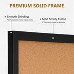 DOLLAR BOSS Cork Board for Wall 24" x 18" Bulletin Board for Wall - Image 3