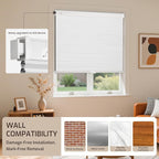 Grandekor No Drill No Tools Cordless Cellular Shades, 26.5" W x 64" H, UV - Image 8