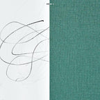 Yancorp Textured Fabric Emrald Green Peel and Stick Wallpaper - Image 8